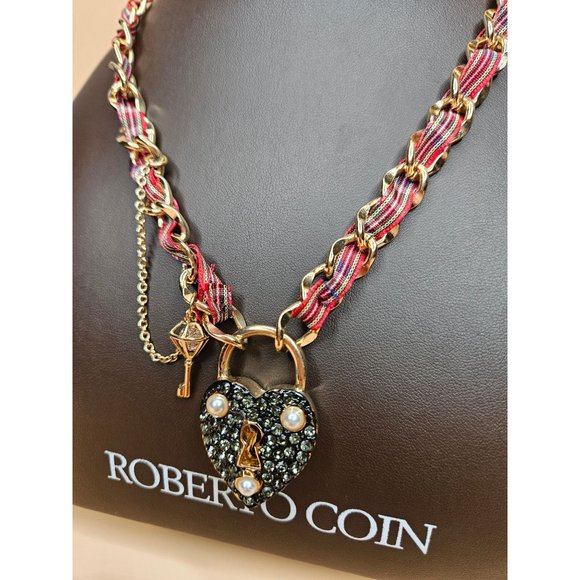 Betsey Johnson Lock & Key Necklace - Picture 2 of 7